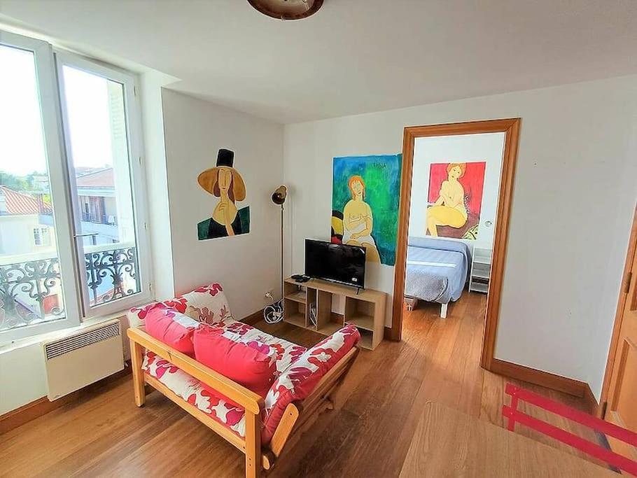Bonito Estudio Reformado 1 Dormitorio 3 Personas Hendaye Exterior foto
